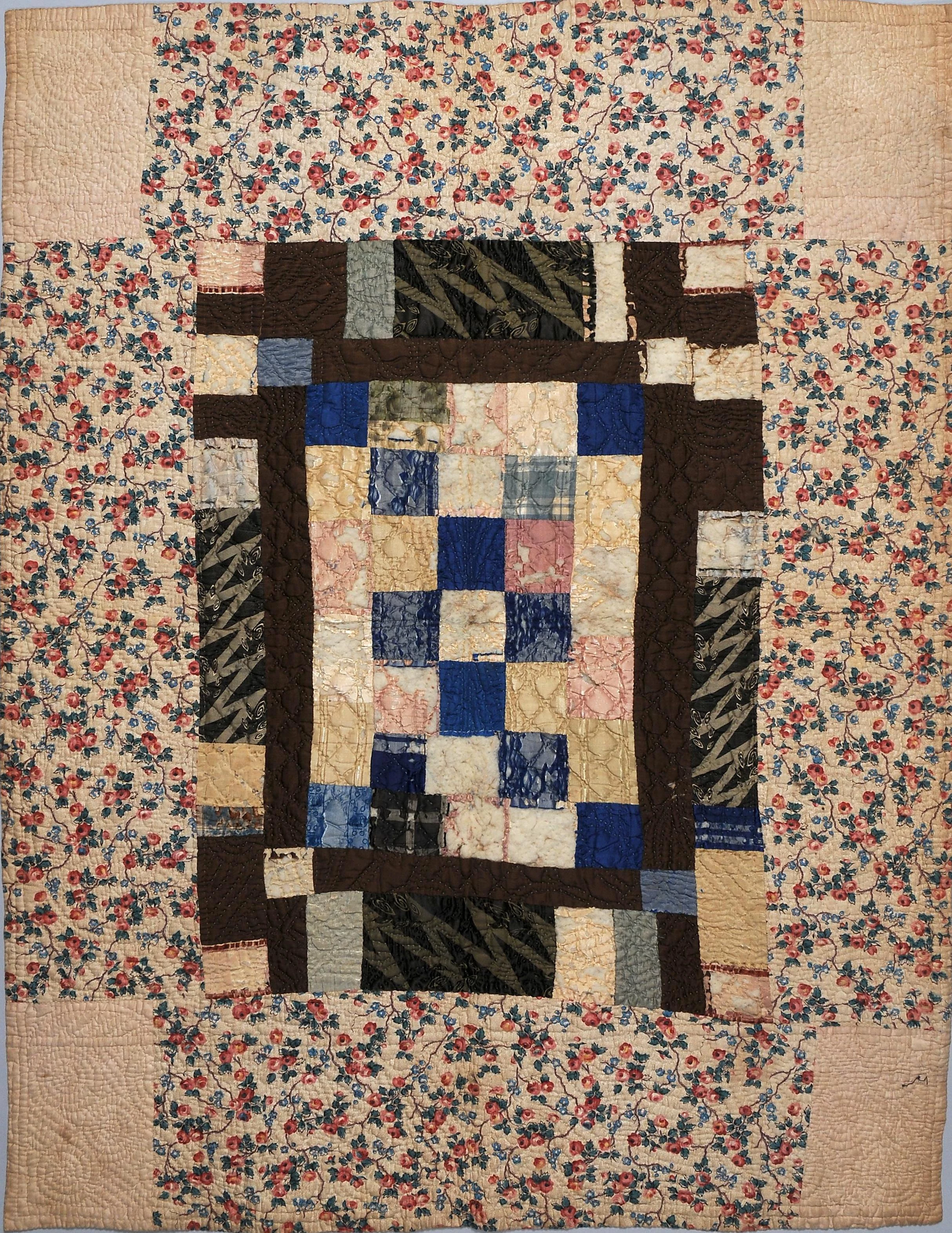 Patchwork cot quilt