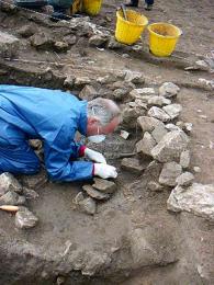 Mark Redknap in Mark Lodwick's trench