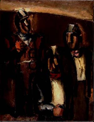 Josef Herman - Three Welsh Miners