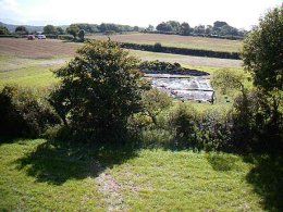 Photograph of Mark Lewis' trench