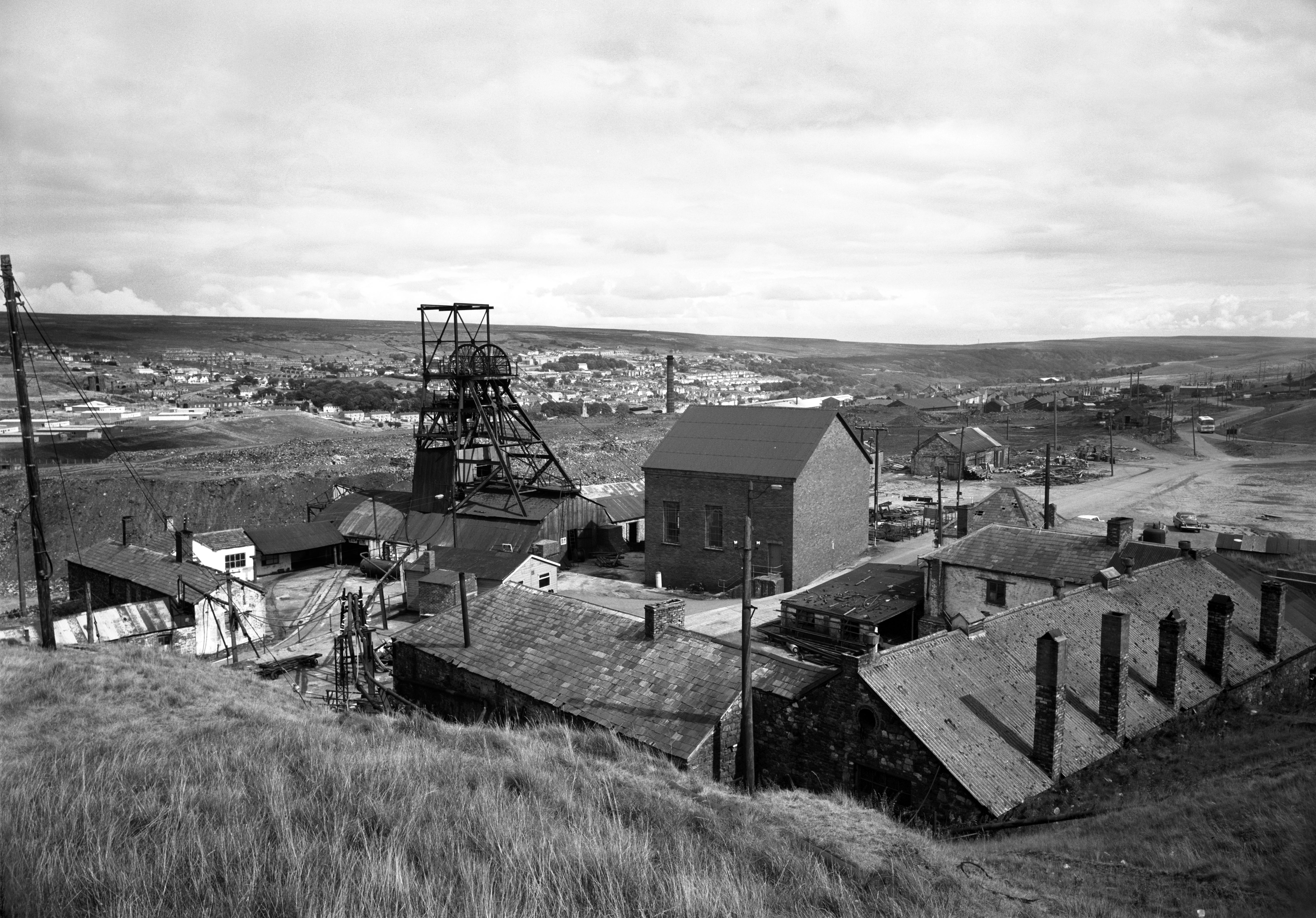 General surface view, Big Pit 1975.