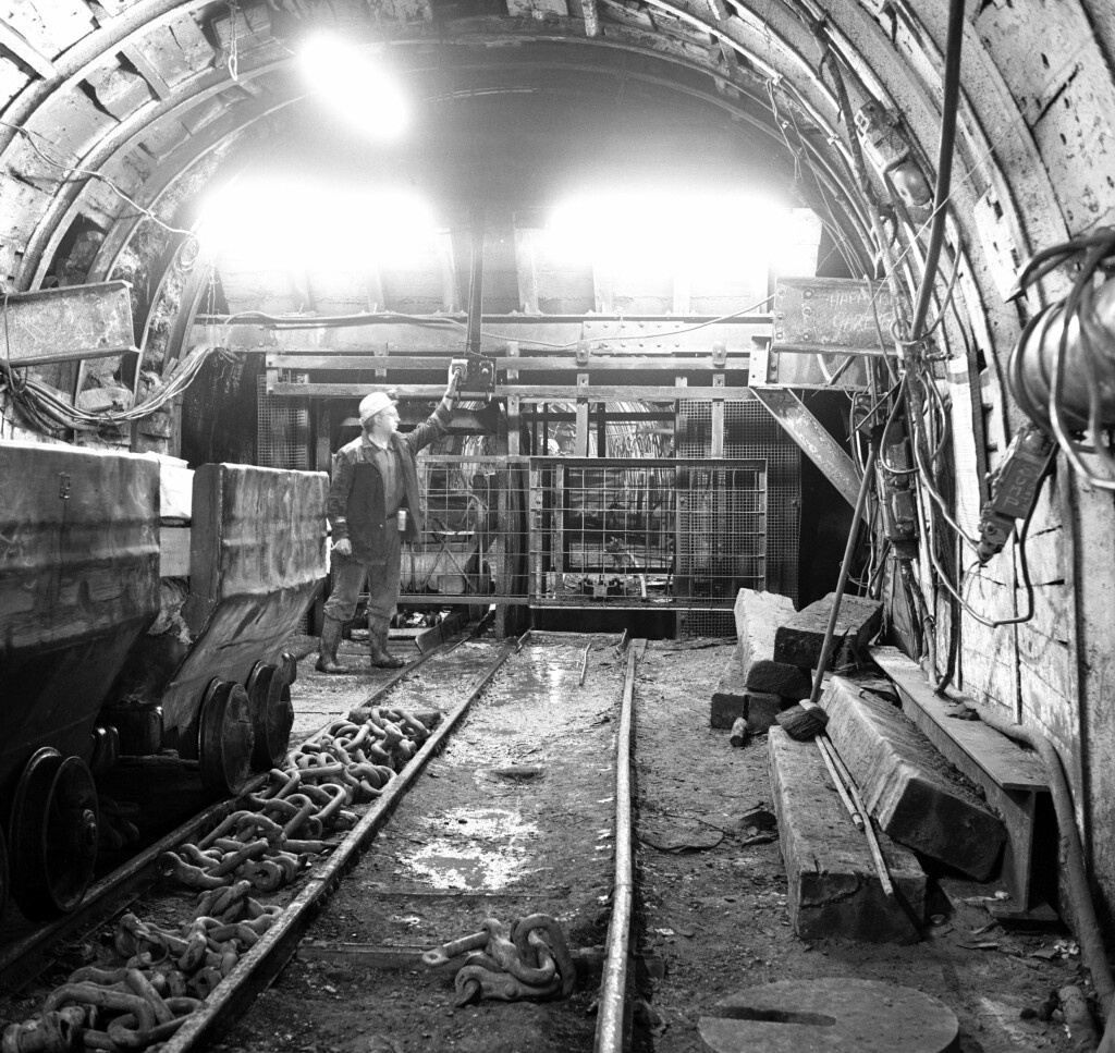 Penrhiwceiber Colliery Pit bottom, 1978.