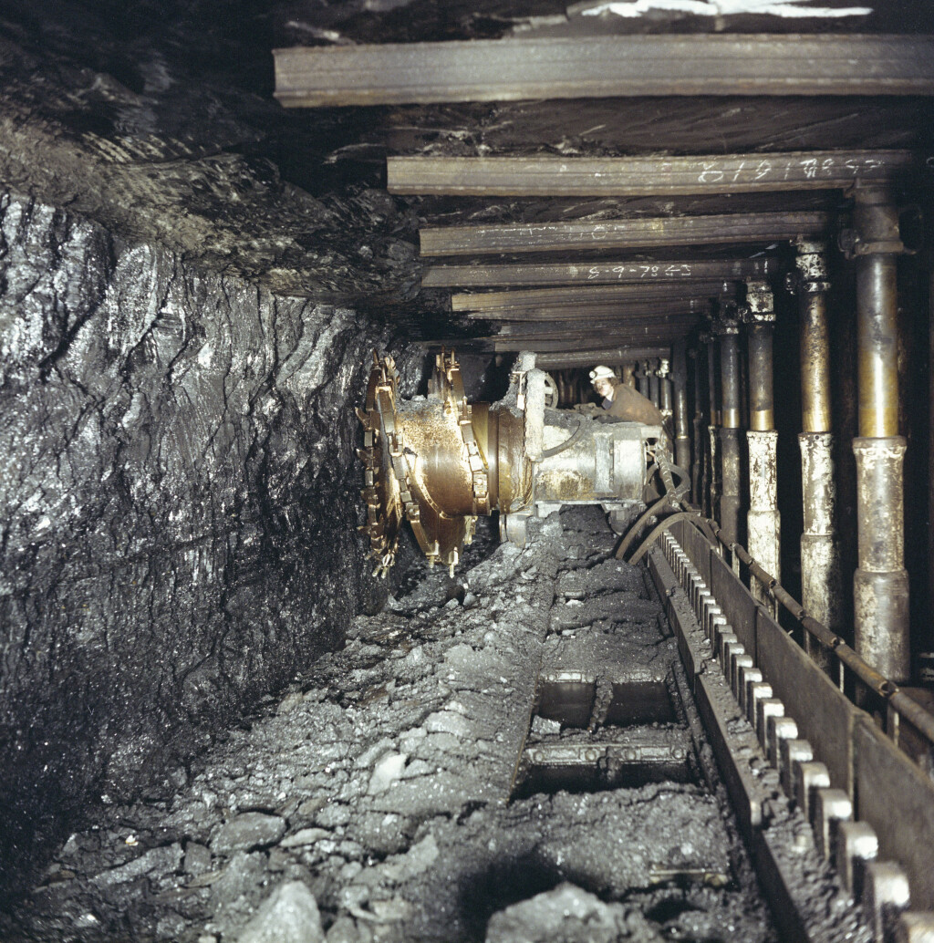 St John's Colliery, Anderson Strathclyde shearer, c.1979