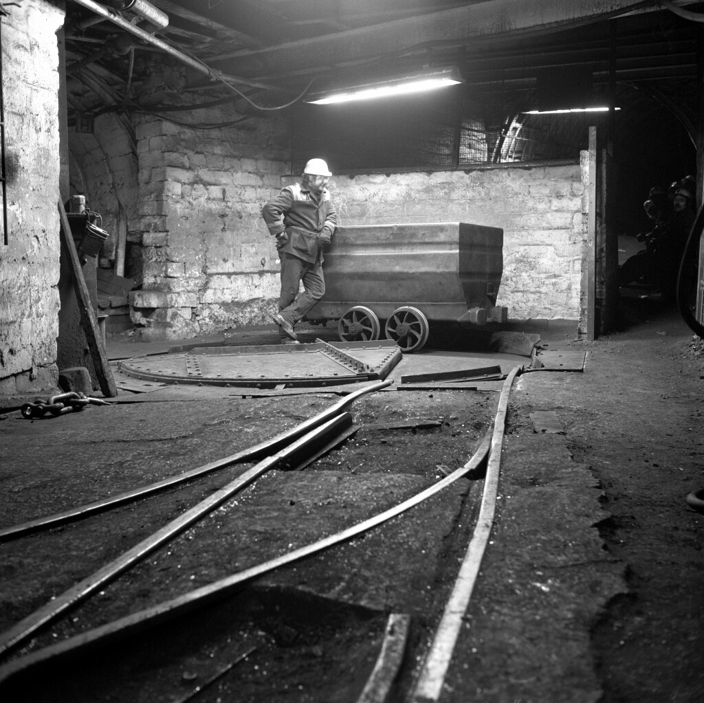 Wyndham/Western Colliery, turntable near pit bottom, c.1979