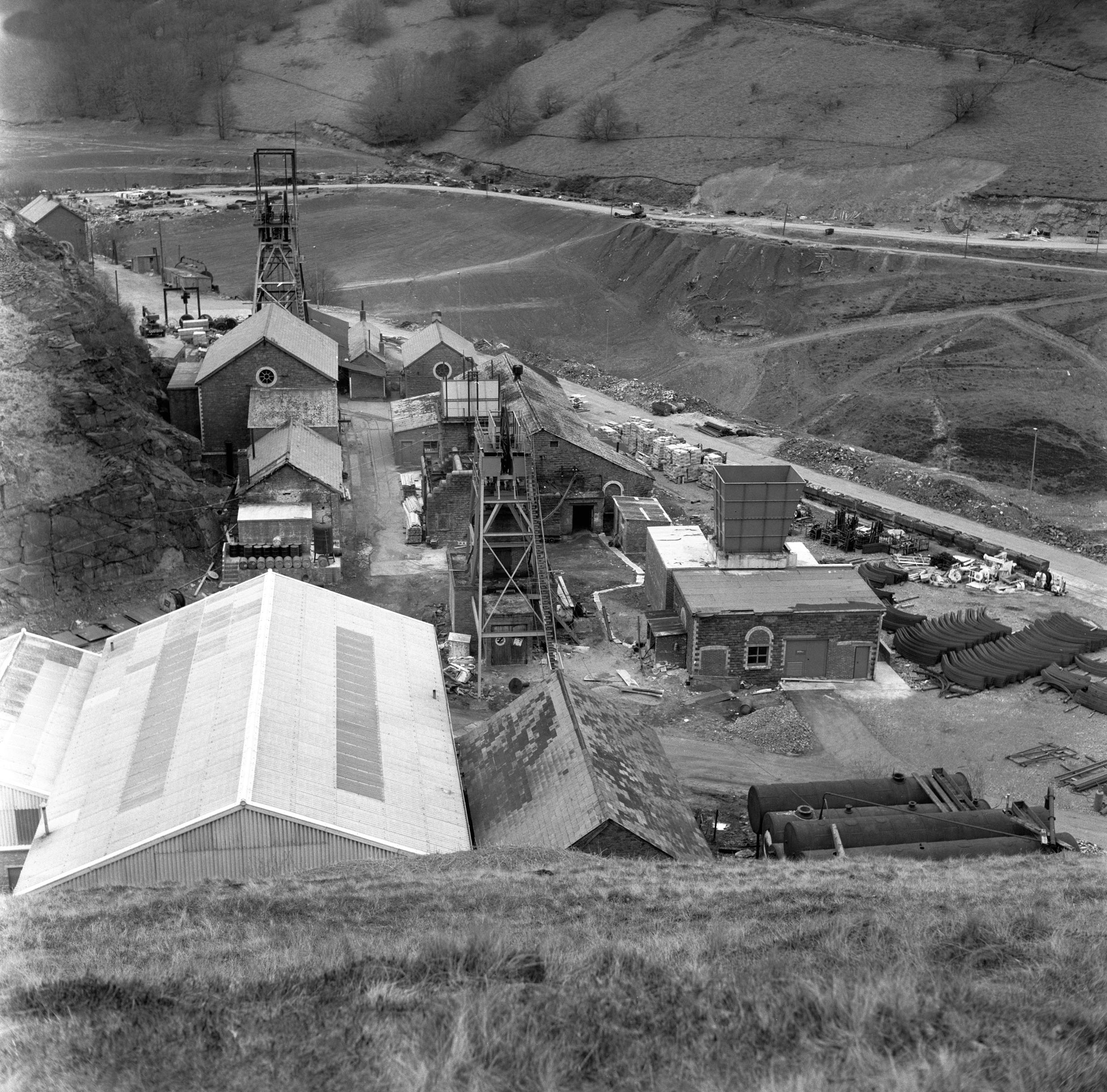 Blaenserchan colliery in 1973.