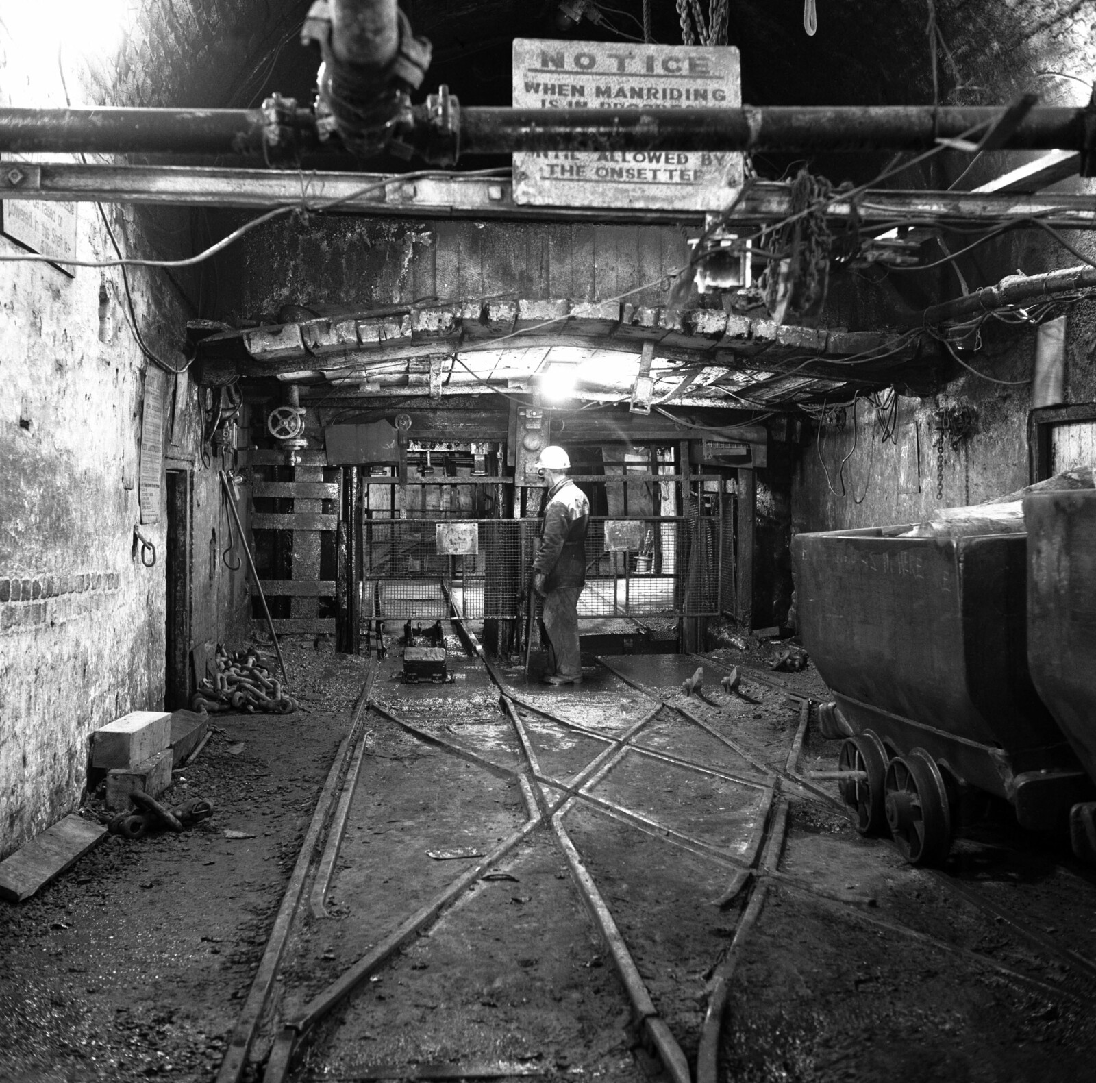 Cwmtillery Colliery pit bottom, 22 November 1977