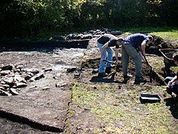 Evan's trench is extended