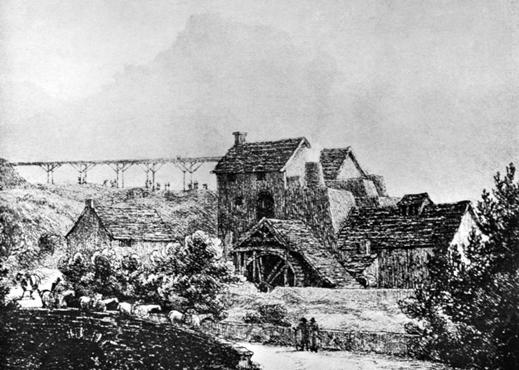 blast furnaces at Clydach Ironworks, 1813