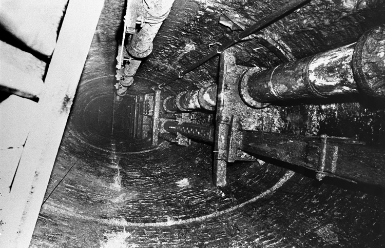 The shaft of Victoria No. 5 (Prince of Wales) Colliery.