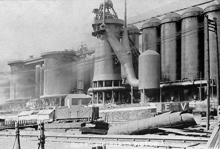 A new American design blast furnace was built at Victoria in 1903. 