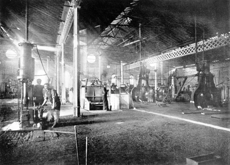 The Smith Shop in the Engineering Department. 