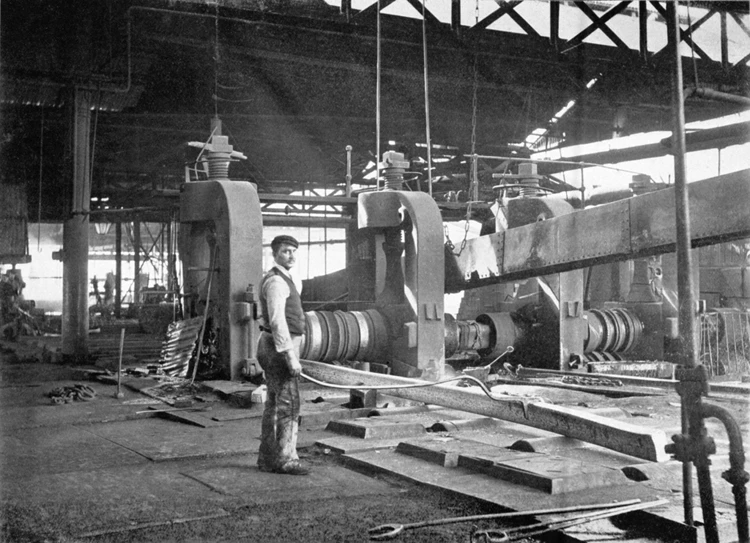 The Roughing Mill at the Steel Works. 