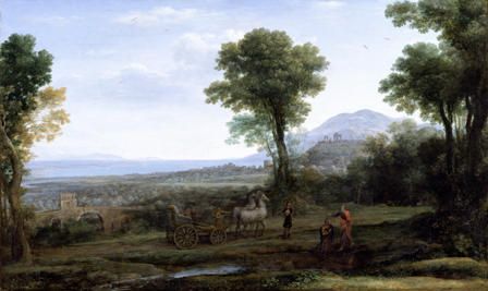Claude Gellée, Le Lorrain (1600 - 1682), <em>Landscape with St Philip Baptising the Eunuch</em>