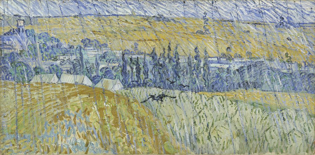 Van Gogh, Rain - Auvers, 1890