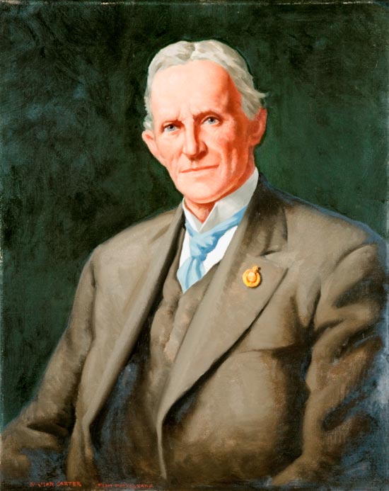 Sir Tannat William Edgeworth David (1858-1934) by Norman Carter. © Estate of Norman Carter.