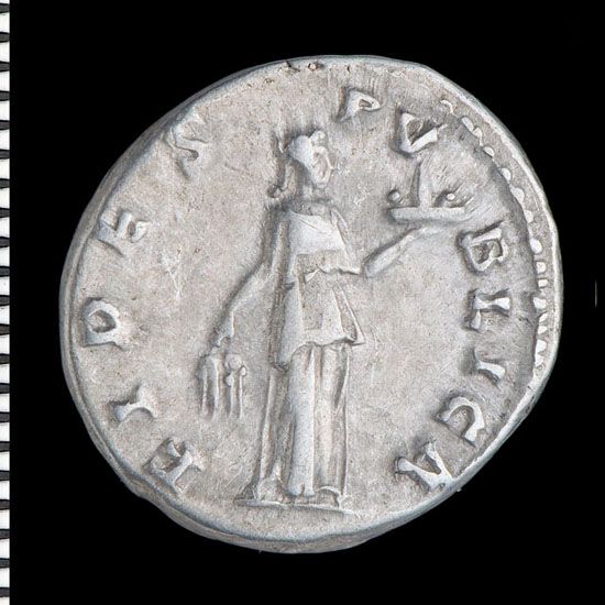 Fides on Roman Coins