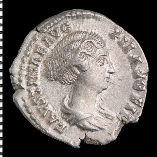 Faustina II, daughter of Antoninus Pius, wife of Marcus
