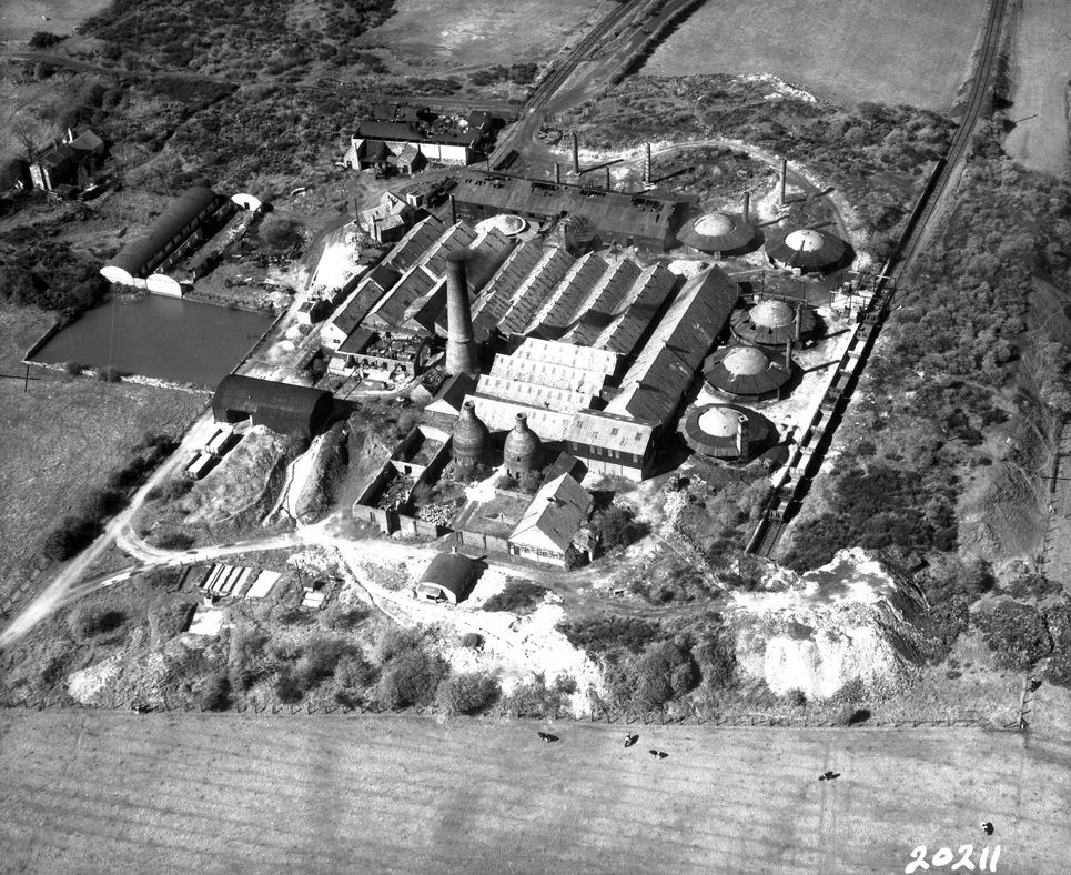 Pant Brickworks, Rhosllanechrugog, 1960s.