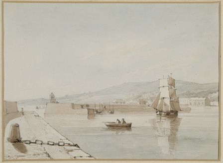 Swansea Harbour (w/c & pencil on paper)