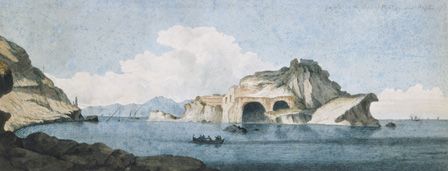 Gajola, near Naples, 1778 (pencil and w/c on paper)