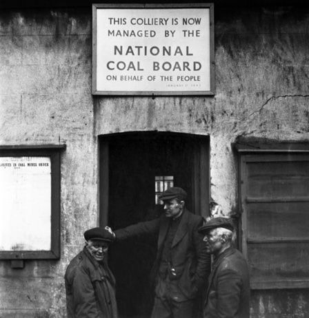 Ty Trist Colliery Nationalisation (b/w photo)