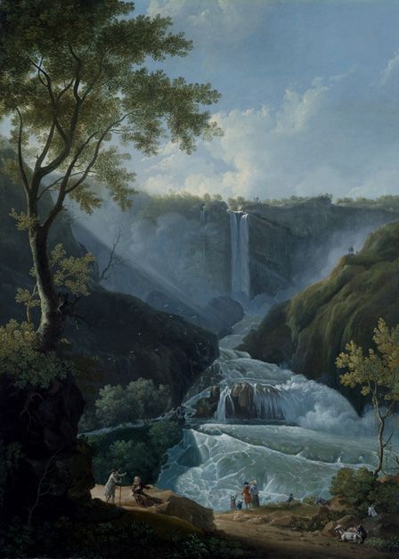 The Falls of Terni,1767 (oil on canvas)