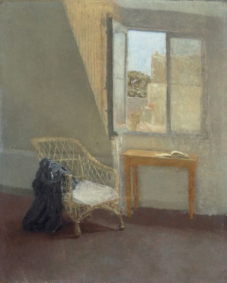 A Corner of the Artist's Room in Paris, 1907-09 (oil on canvas)
