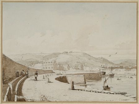 Swansea Harbour (w/c and pencil on paper)