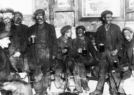 Cambrian Colliery Combine Strike, 1910/11 (b/w photo)