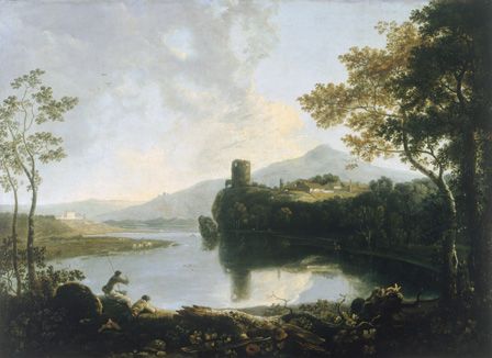 Dolbardarn Castle (oil on canvas)