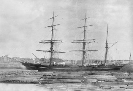 The Sailing Vessel General Picton (b/w photo)
