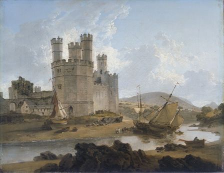 Caernarvon Castle 1792 (oil on canvas)