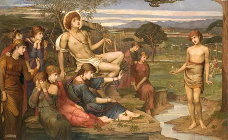 Apollo and Marsyas 1879 (oil on canvas)