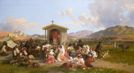 Mass for the Reapers, 1858 (oil on canvas)