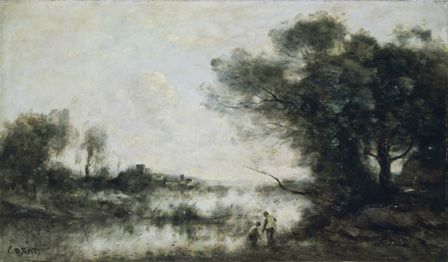 The Pond (oil on canvas)