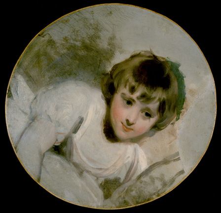 A Child (oil on canvas)