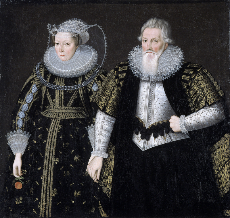 Sir Thomas Mansel and his wife, Jane