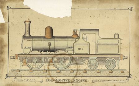Locomotive Engine No. 2, 1875