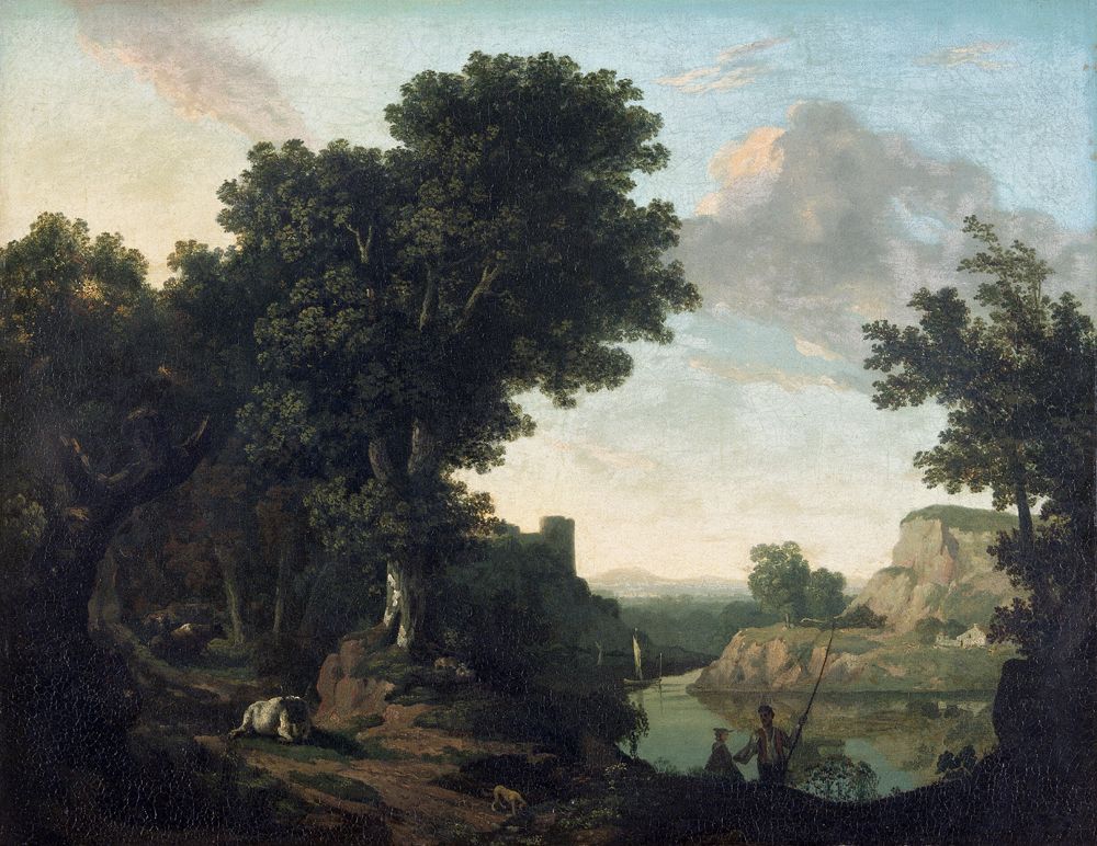 A classical landscape, 1772 (Oil on canvas)