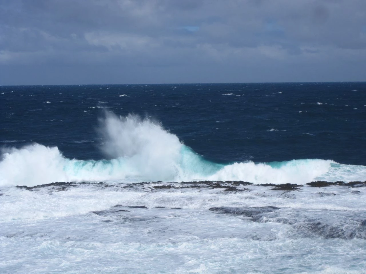 Rough seas