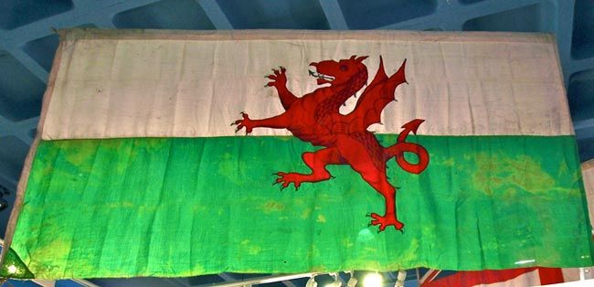  The Welsh flag made by Howell & Co and presented to Scott's Expedition.