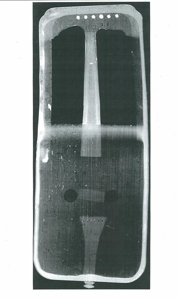The x-ray of the National Library crwth