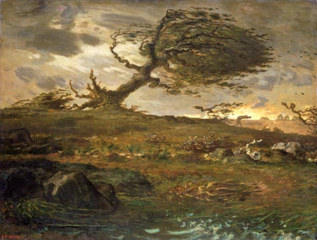 The Gust of Wind, Jean-François Millet