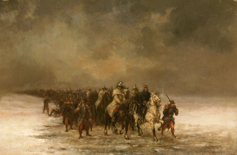 The Retreat, Louis Eugène Benassit