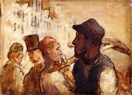 Workmen on the Street, 1838-40. Honore Daumier (1808 - 1879)