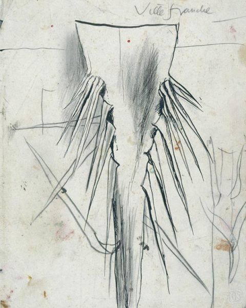 SUTHERLAND, Graham <em>Study of a Palm Frond</em>, 1947 (NWM A 4101)