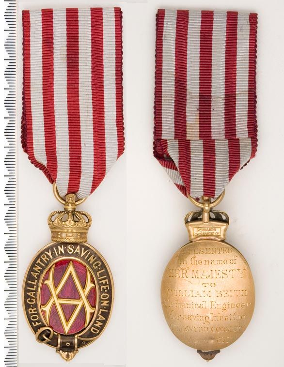 Albert Medal of the First Class, to William Beith.