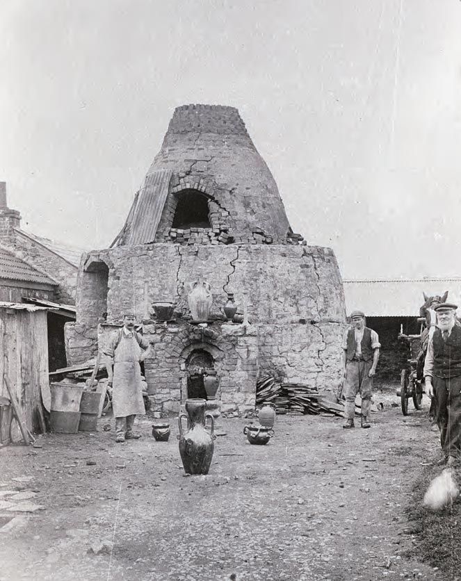 This view of Ewenny Pottery dates from the early twentieth century.