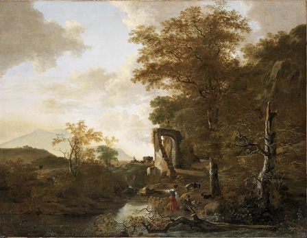 Landscape with Arched Gateway