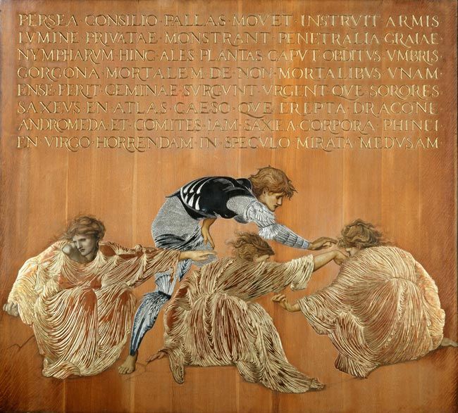 <em>Persius and the Graiae</em>  Sir Edward Burne-Jones (1833-1898)